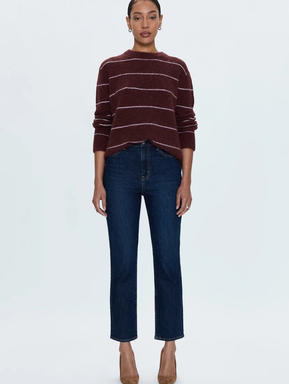 Pistola Bri Slim Straight Leg Denim in Focus